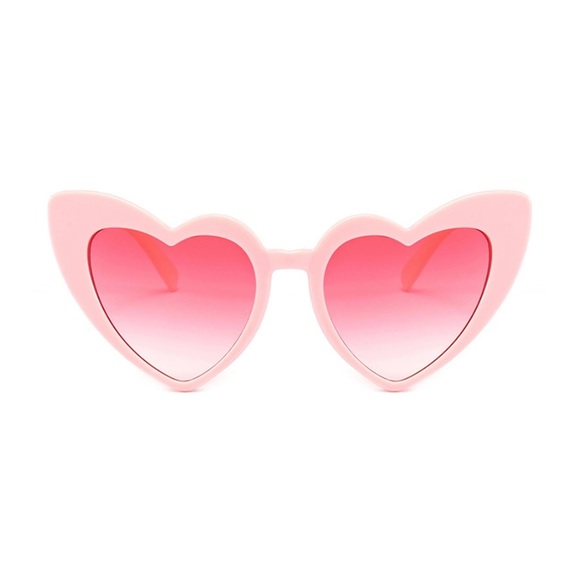 Pink Heart Pink Lens Sunglasses 💖 Brand New Never Worn Still In Plastic💖 - Picture 3 of 7